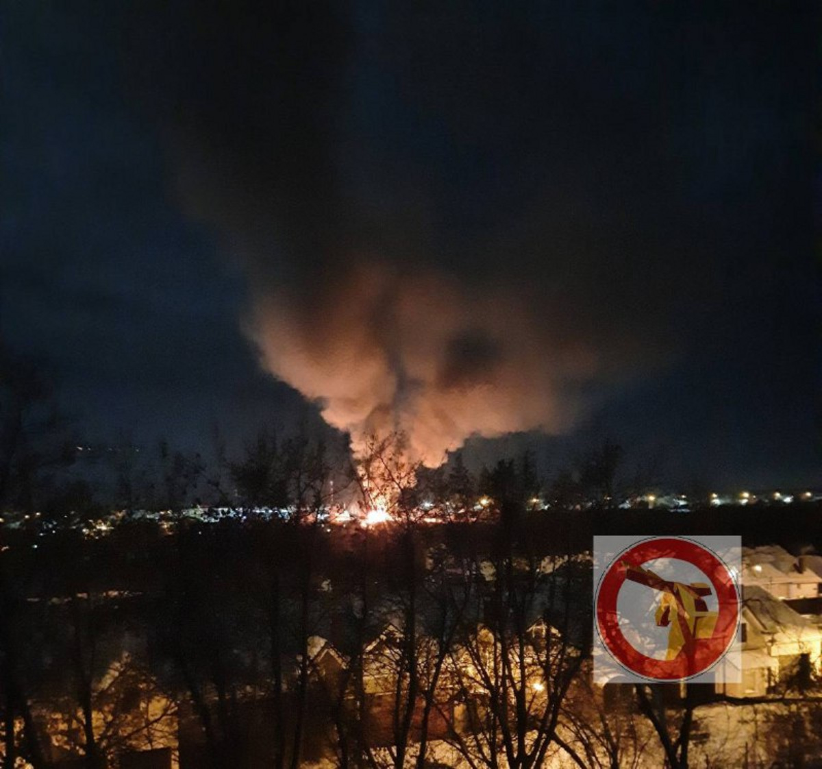 Пожар в в Каменске-Уральском: загорелся дом в ночь на 26 ноября, фото