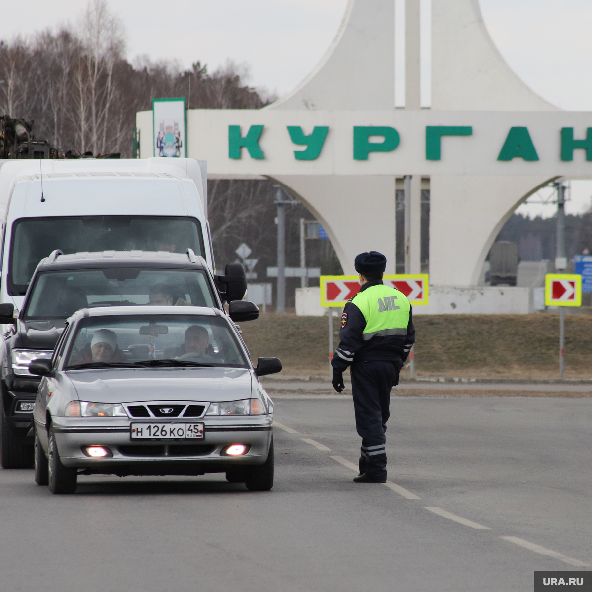 Под Курганом перекрыли федеральную трассу в сторону Екатеринбурга