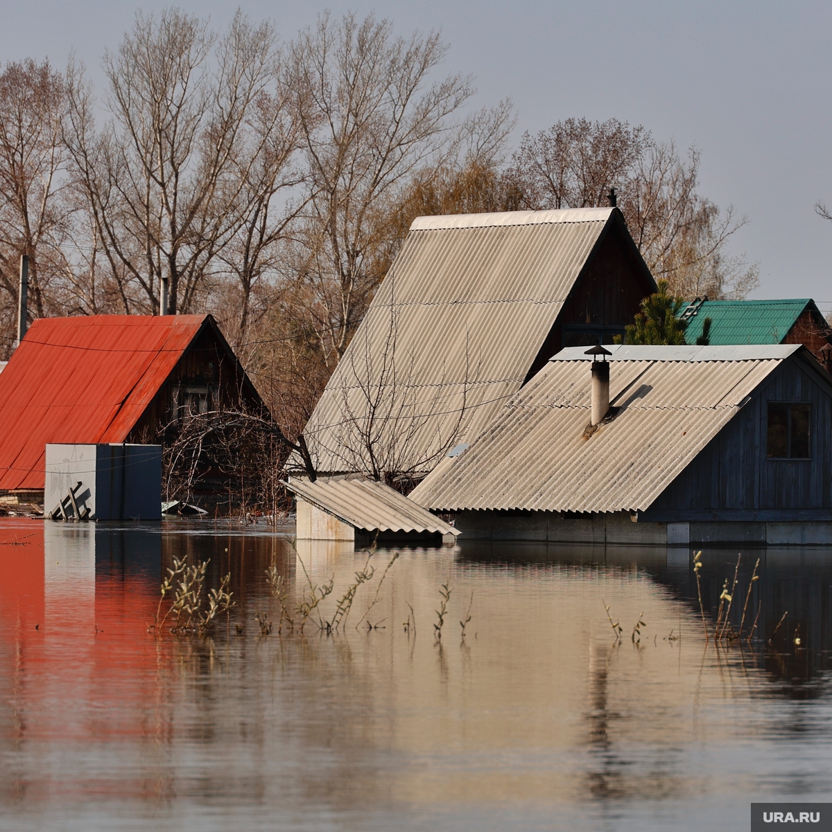 Паводок в Курганской области: вода ушла с домов в Целинном округе