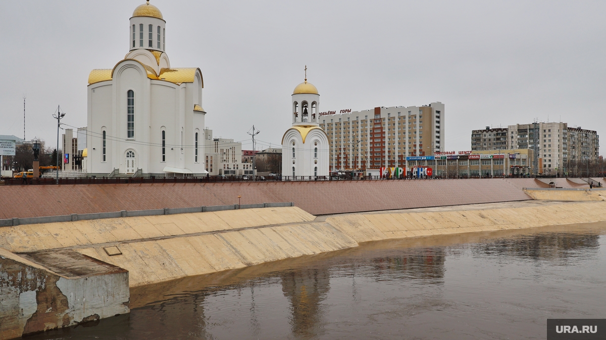 Центр Кургана рискует быть затопленным из-за наводнения: апрель 2024 года