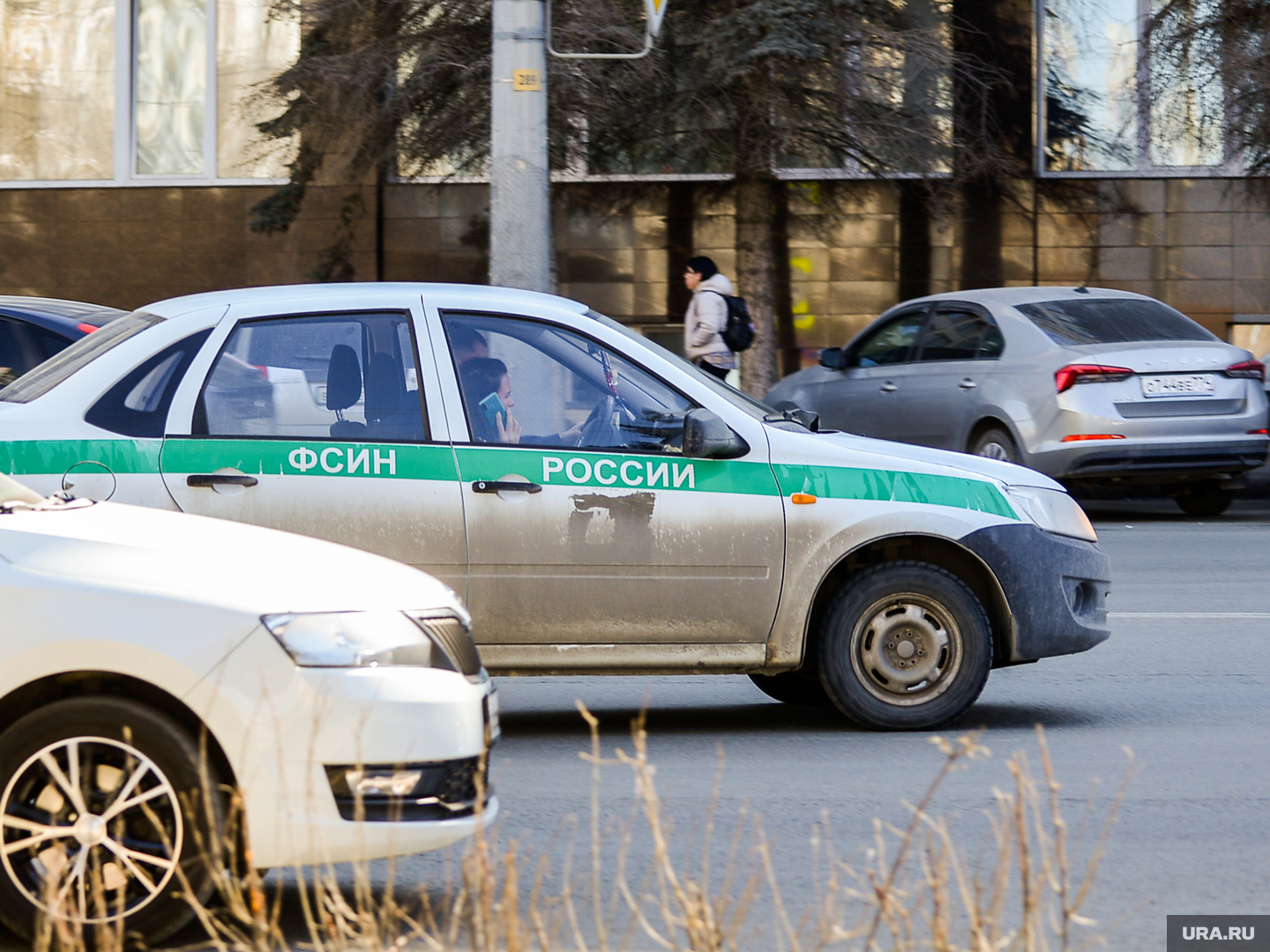 В Екатеринбурге машина ФСИН попала в ДТП