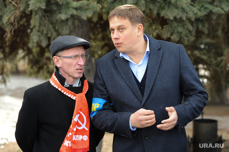 Второй и третий номера губернаторских выборов Нациевский и Пашин (справа) были единственными оппозиционерами в гордуме Челябинска