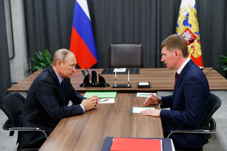 Путин назвал Пермь особым местом и пожелал Решетникову удачи в работе здесь