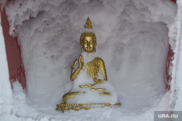 Монастырь Шад Тчуп Линг на горе Качканар, будда, мировые религии