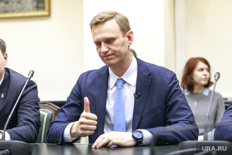 Оппозиционер Алексей Навальный на почетном пятом месте
