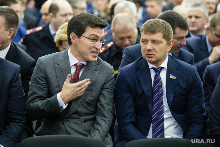 По оценкам инсайдеров, группой депутатов, бойкотировавших бюджет Нефтеюганска, руководит Степан Пыталев (справа)