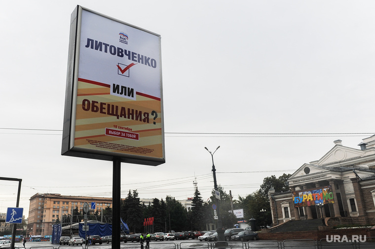 Банеры Литовченко с весны работали только на его узнаваемость. И только к концу кампании они уже обозначили соперничество с Гартунгом