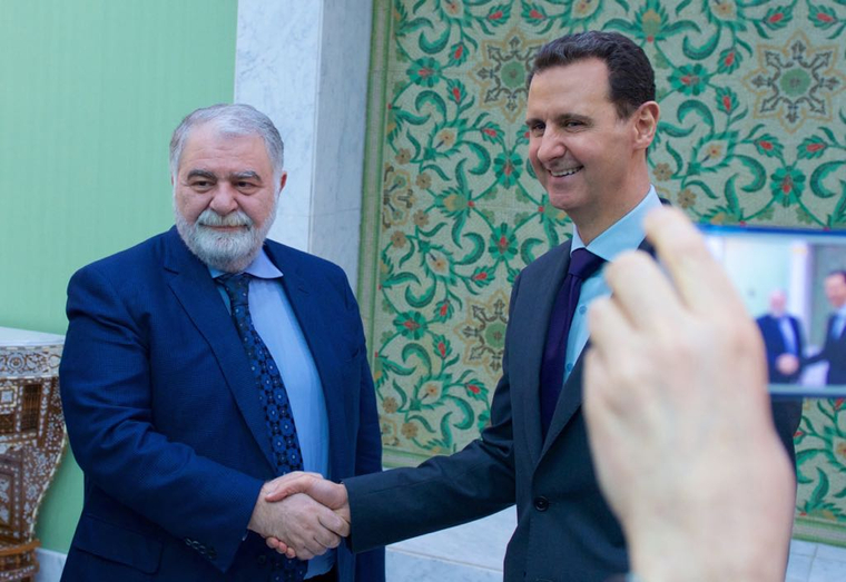 Депутат от Урала Зелимхан Муцоев встретился в Сирии с Башаром Асадом