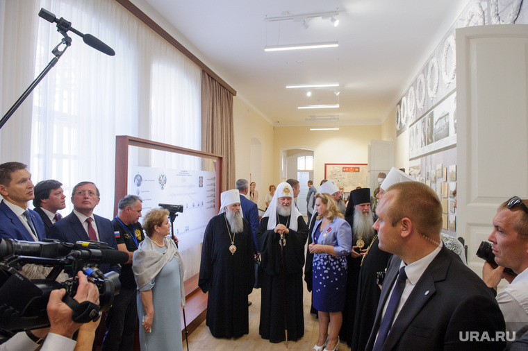 Патриарх Кирилл в новом музее Алапаевска