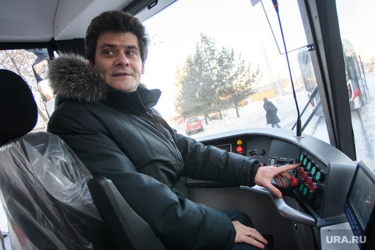 Александр Высокинский тестирует новые трамваи. Екатеринбург