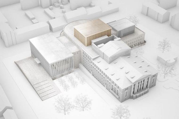 Проект Дэвида Чипперфилда подразумевал расширение здания нынешней оперы