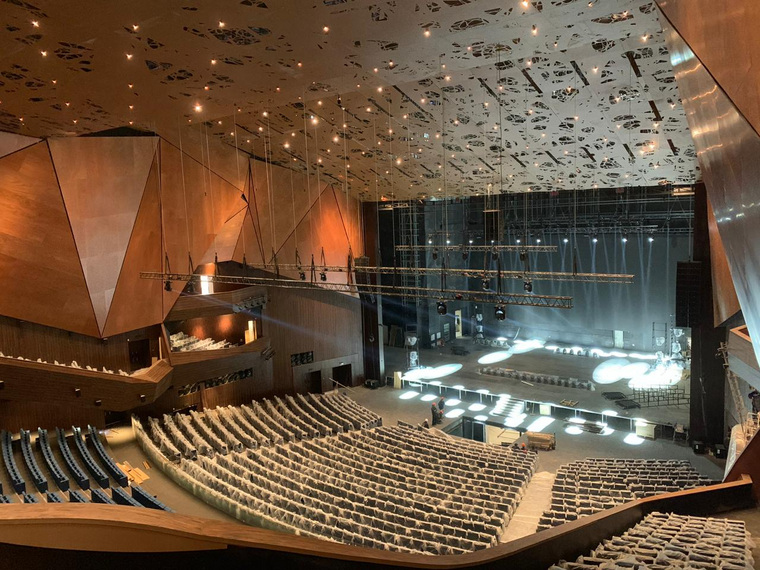 Новый концертный зал в Екатеринбурге оснащен самой качественной техникой