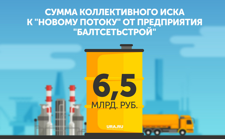 Молодая питерская компания «Балтсетьстрой» подала в сторону компаний «Нового потока» три иска