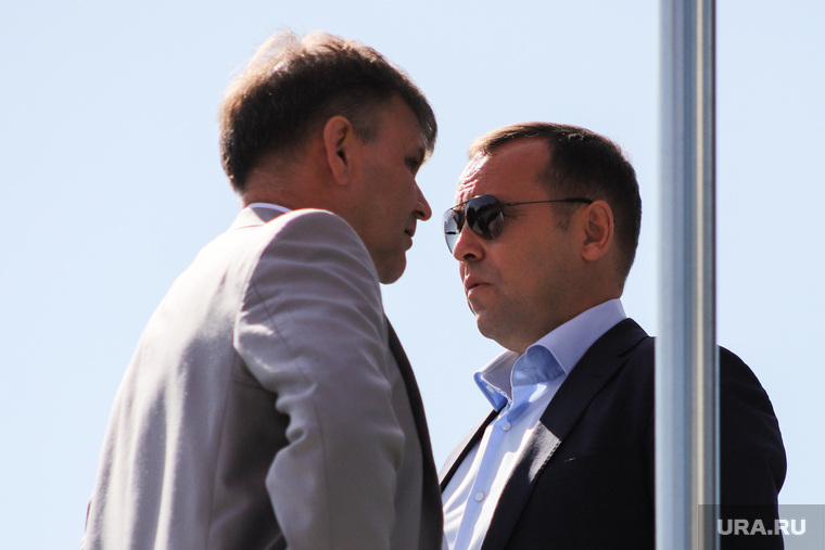Глава региона пообщался с зауральским ГФИ Артемом Пушкиным (слева)