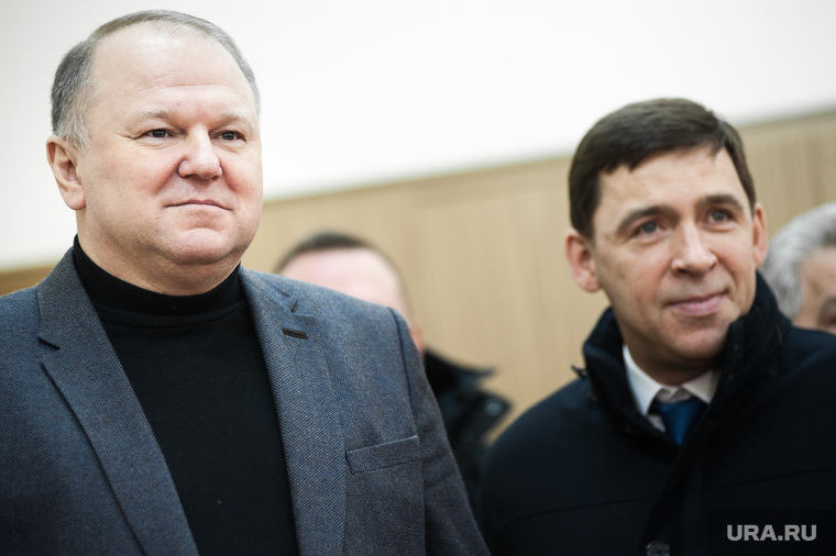 Свердловский губернатор Евгений Куйвашев (на фото справа) впервые посетит ТНФ. А полпред Николай Цуканов в этом году форум проигнорирует