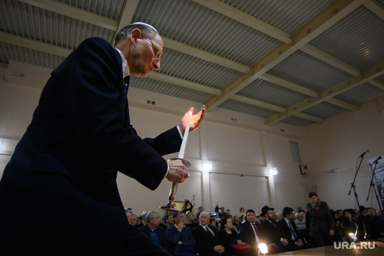 Церемония памяти жертв Холокоста в синагоге Екатеринбурга