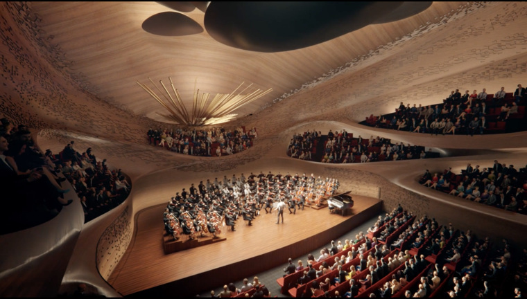 По задумке свердловских властей, новый зал филармонии станет одним из лучших в мире