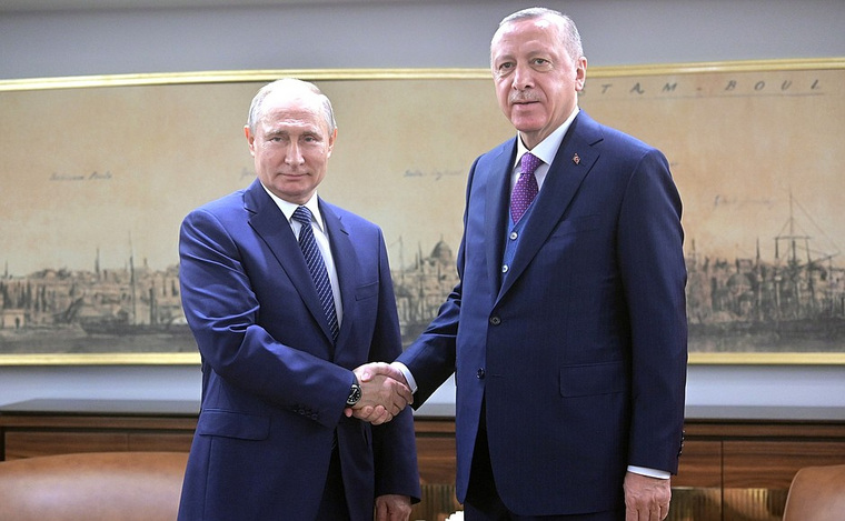 Владимир Путин и Реджеп Тайип Эрдоган открыли «Турецкий поток»