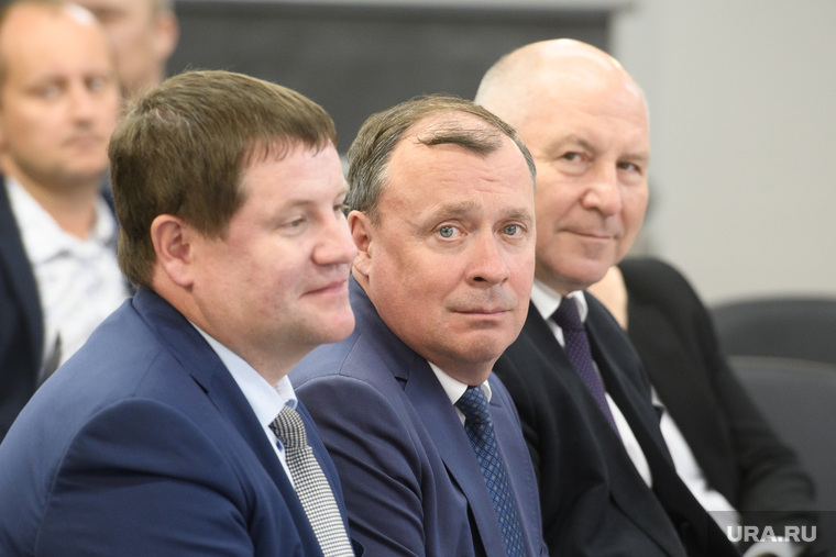 Речь губернатору помогали готовить Сергей Бидонько, Алексей Орлов и Валерий Чайников