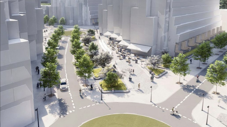 Центральный бульвар станет связующим звеном между парком и городом. От бульвара будут разветвляться более тихие улицы