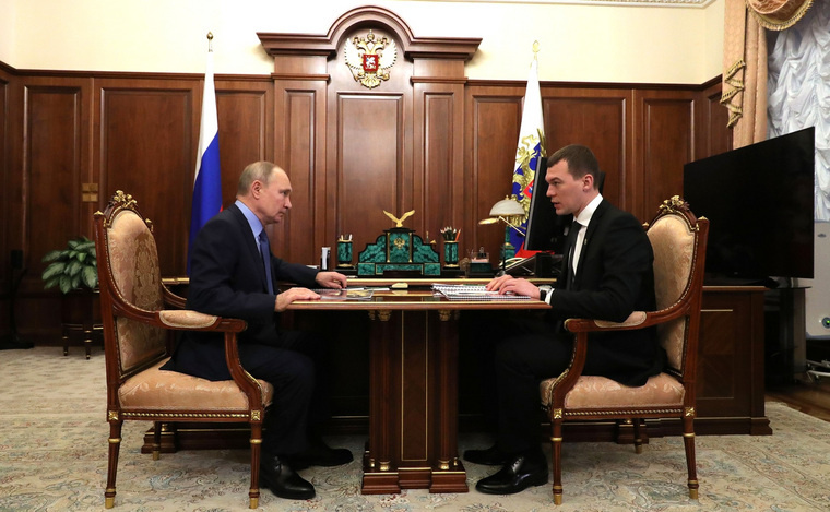 Михаил Дегтярев доложил президенту о результатах своей работы за полгода