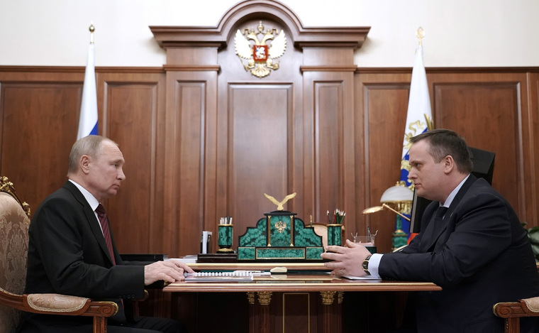 Владимир Путин встретился с Андреем Никитиным на следующий день после отставки Ивана Белозерцева
