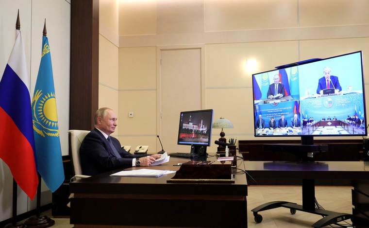 На встрече президенты России и Казахстана договорились о совместной реализации зеленой повестки