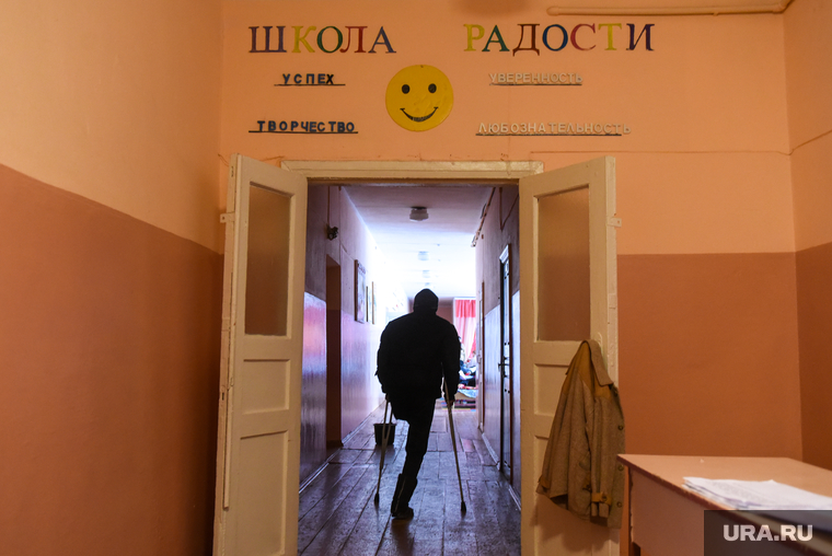 Центр размещения беженцев под Новоазовском