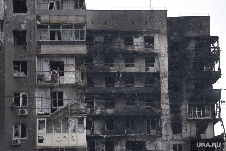 В многоэтажных домах укреплялись бойцы «Азова»