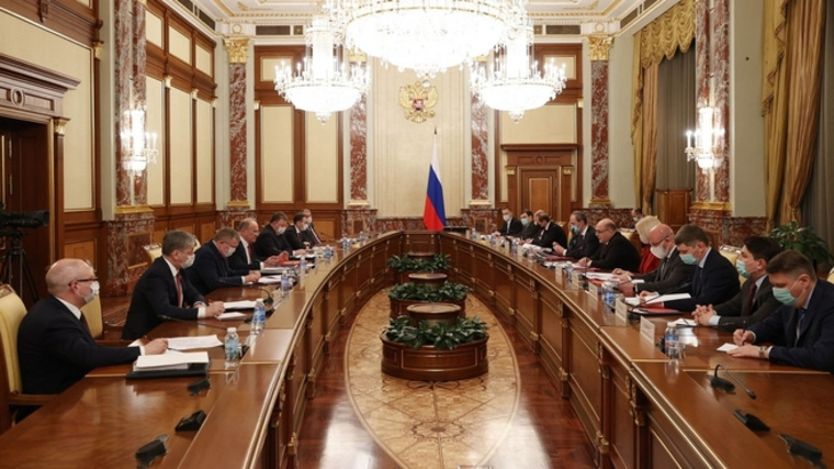 Встреча членов правительства с депутатами фракции КПРФ в Госдуме