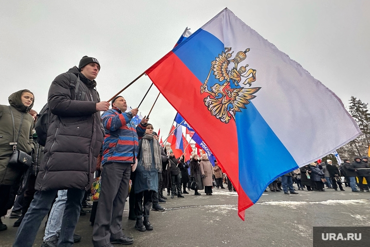 В российских городах 22 февраля тоже прошли митинги-концерты в честь защитников Отечества