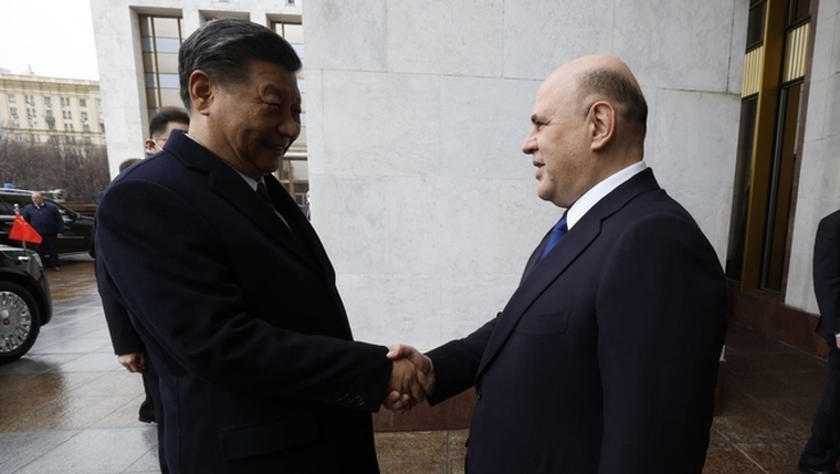 Премьер-министр РФ Михаил Мишустин провел переговоры с председателем КНР Си Цзиньпином