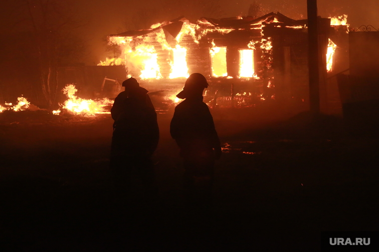 В Успенке сгорело 13 домов