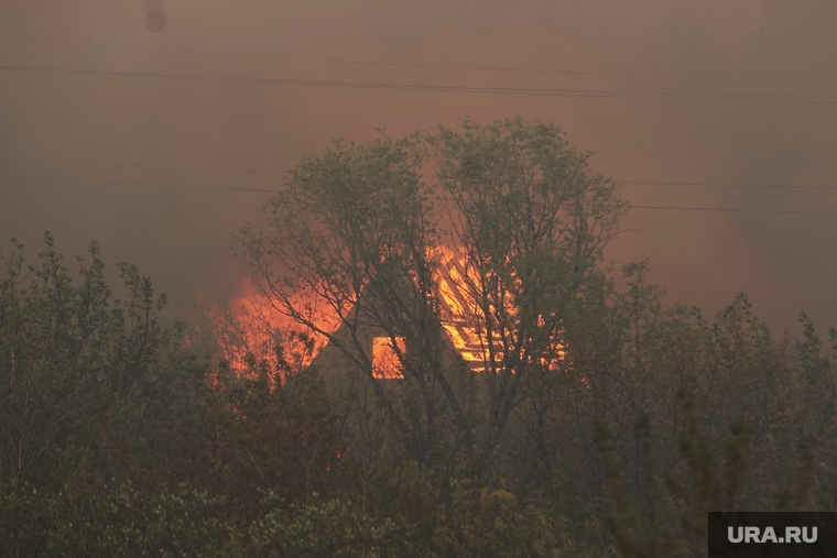 В Курганской области пожар в Логоушке произошел 27 апреля
