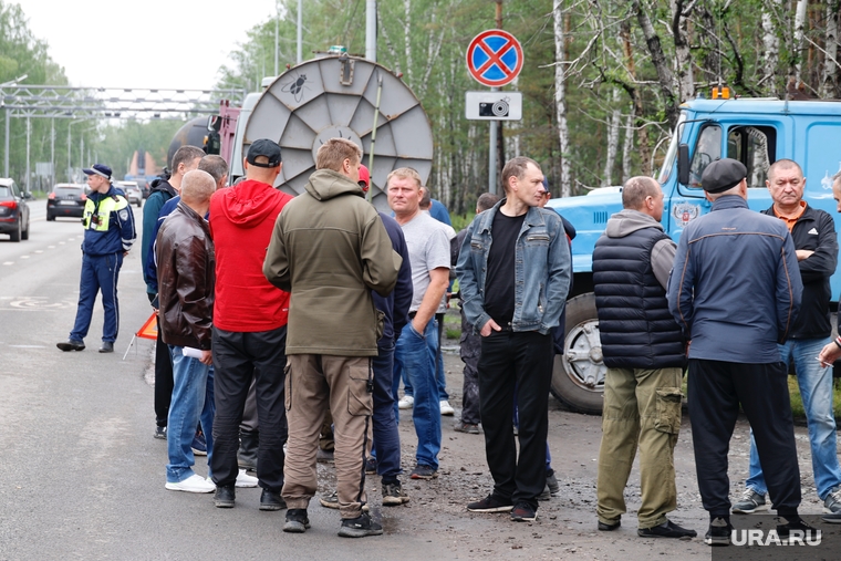 Курганские водители протестовали против штрафов