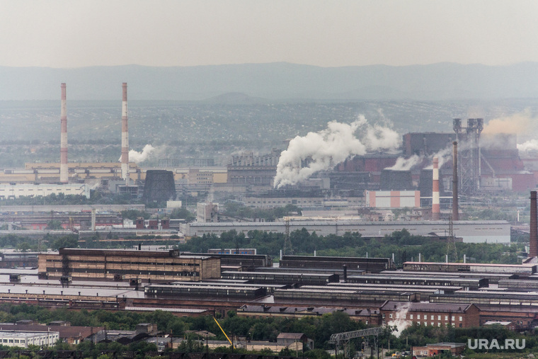 Клипарт. Магнитогорск, трубы, ммк, завод, экология