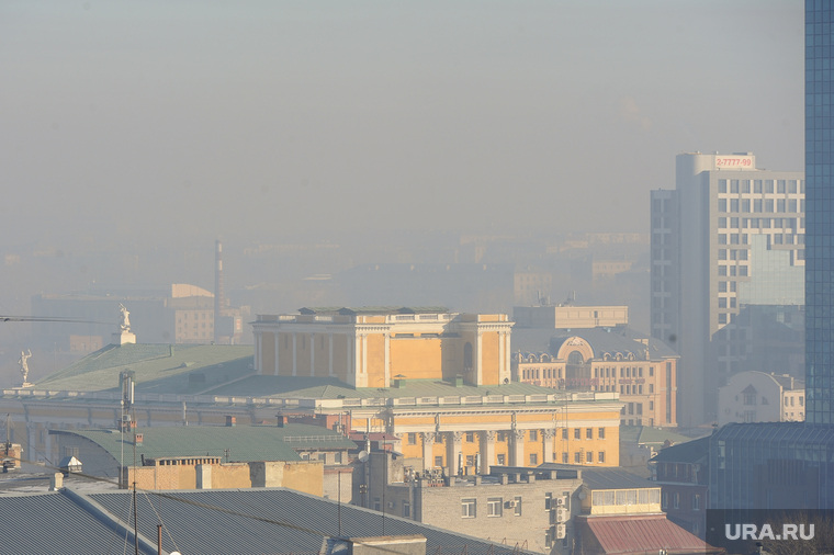 Экология. Выбросы. Дым. Челябинск., воздух, смог, атмосфера, грязный воздух, экология