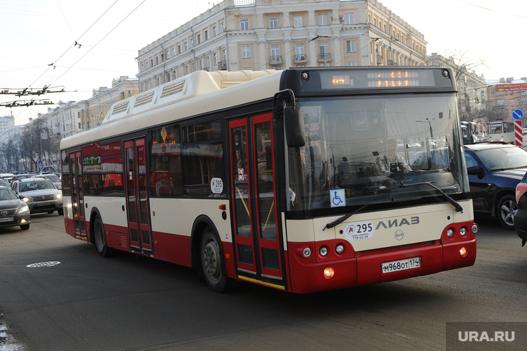 Автобусы. Челябинск., автобус