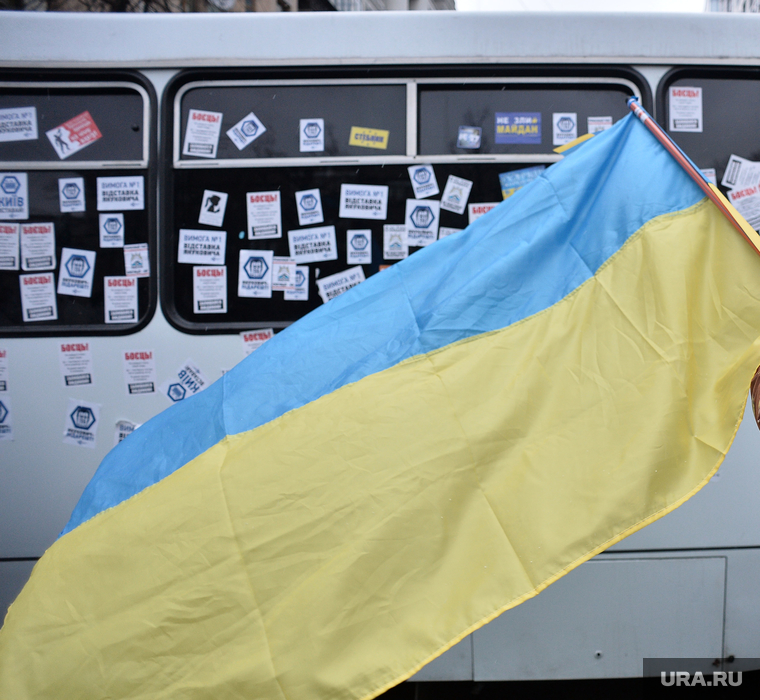 Евромайдан. Киев, флаг украины