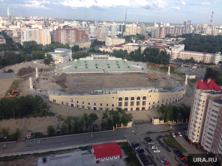 Центральный стадион. Реконструкция. Екатеринбург, реконструкция, центральный стадион
