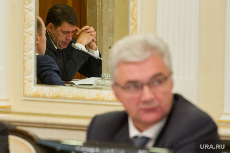 Заседание в резиденции губернатора по Титановой долине. Екатеринбург, якоб александр, куйвашев евгений