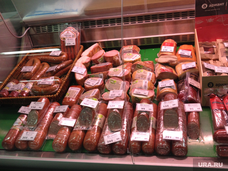 Продукты. Санкции. Алое поле. Проспект. Никитинские ряды. Челябинск., колбаса, деликатес