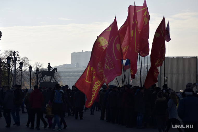 Митинг КПРФ на площади Революции. Москва. , митинг кпрф, площадь манежная, жуков георгий