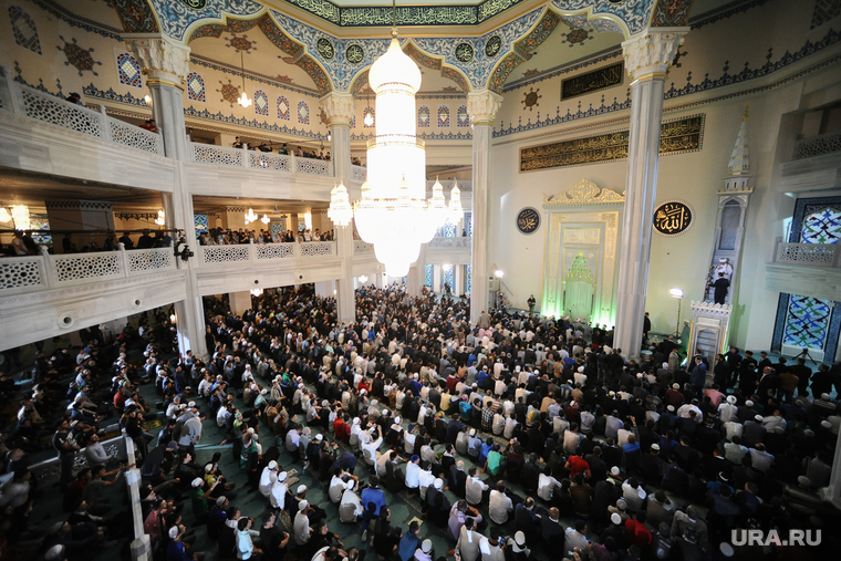 Курбан-байрам в Соборной мечети. Москва, молитва, намаз