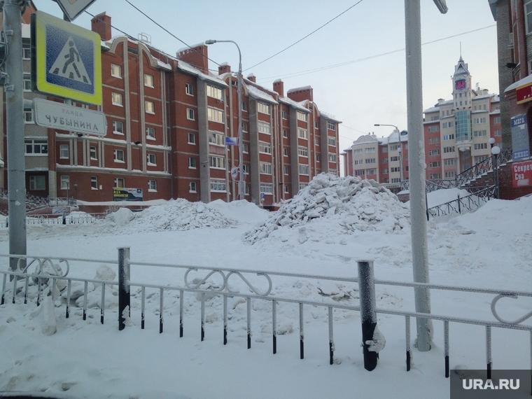 Снежные улицы Салехард