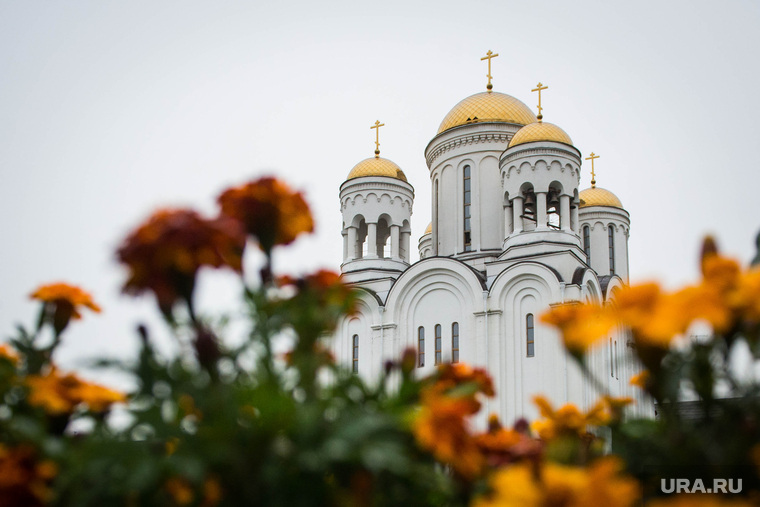 Верхотурье, Меркушино, Актай, Свято-Косминская пустынь., храм, церковь, лето, цветы
