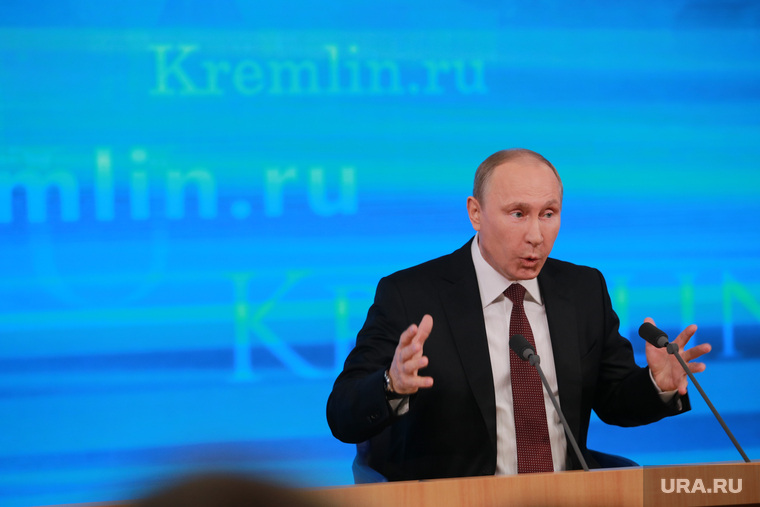Подробно. Пресс-конференция с участием президента РФ Владимира Путина. Москва, kremlin.ru, портрет, путин владимир