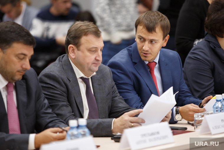 Заседание губернатора с главами МО и правительством в МВЦ Екатеринбург ЭКСПО, глумов антон, рыжков александр
