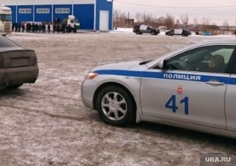 Митинг дальнобойщиков на выезде из Челябинска., дальнобойщики