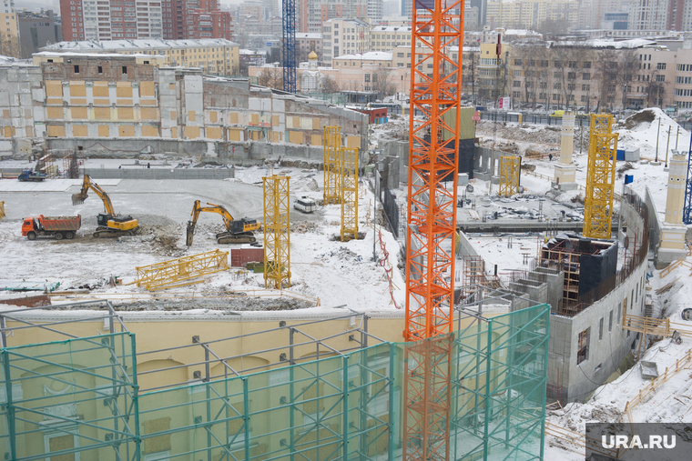 Вторая реконструкция Центрального стадиона Екатеринбурга, центральный стадион, строительные работы